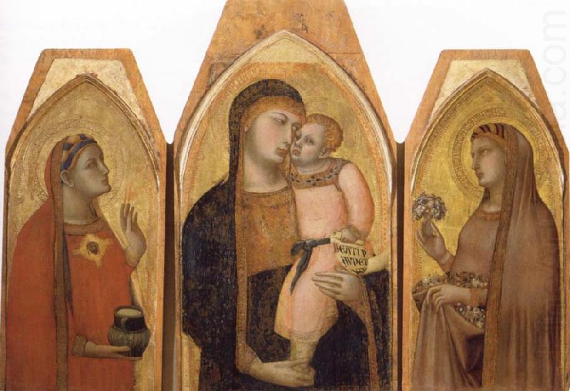 Ambrogio Lorenzetti Madonna and Child with Saints china oil painting image